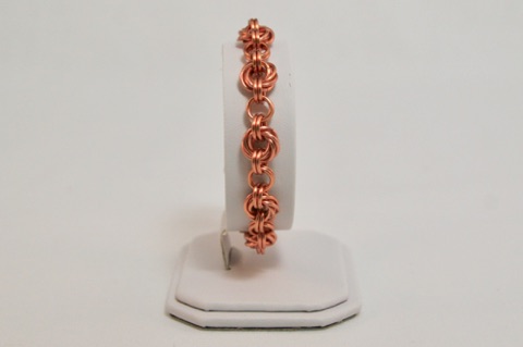 Mobius Bracelet in Copper Enameled Copper